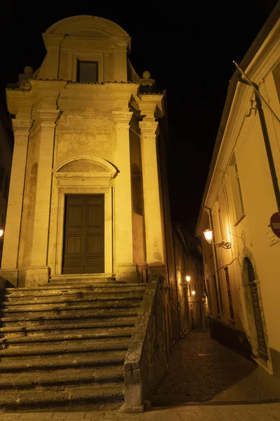 Arpino, Italy, by night — Stock Photo, Image