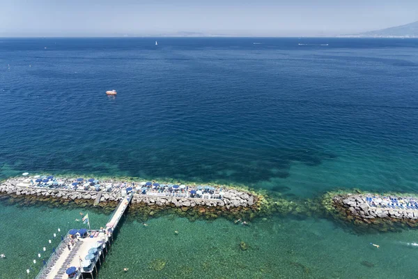 Sorrento, Naples: the coast at summer — Stock Photo, Image
