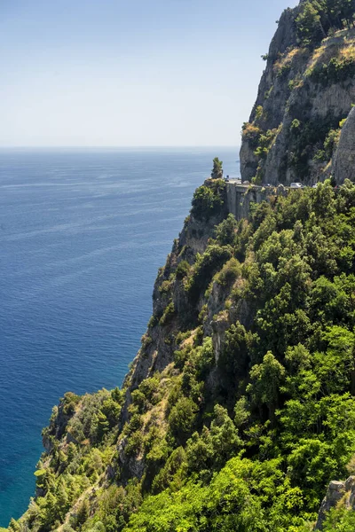 Costiera Amalfitana, Italien, kusten på sommaren — Stockfoto
