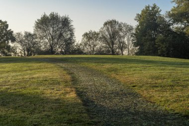 Bir Ekim sabahı Milano Parco Nord 'u