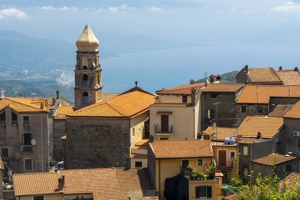 San Giovanni a Piro, stare miasto w prowincji Salerno — Zdjęcie stockowe