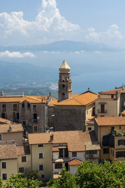 San Giovanni a Piro, oude stad in de provincie Salerno — Stockfoto