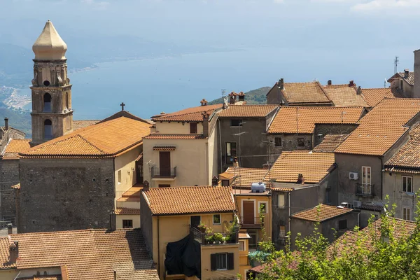 San Giovanni a Piro, stare miasto w prowincji Salerno — Zdjęcie stockowe