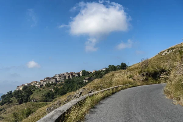 Santa Domenica Talao, Kalabrien, Italien: historisk stad — Stockfoto