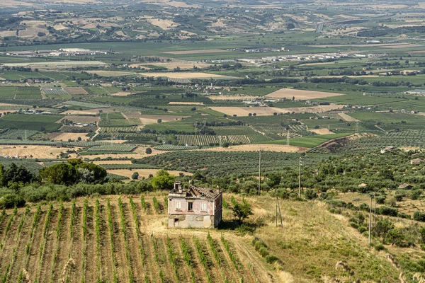 Summer landscape in Calabria, Italy, near Castrovillari — Stock Photo, Image