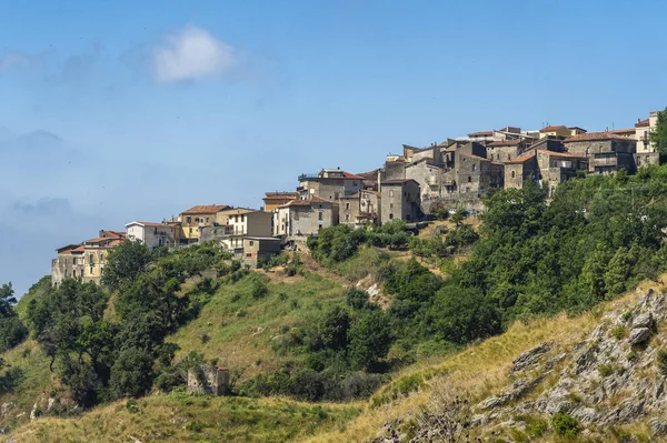 Santa Domenica Talao, Kalabria, Włochy: historyczne miasto — Zdjęcie stockowe
