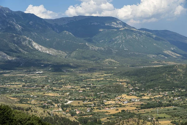 Landschaft in der Nähe von Mormanno, Kalabrien — Stockfoto