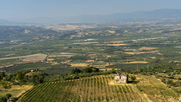 Summer landscape in Calabria, Italy, near Castrovillari — Stock Photo, Image