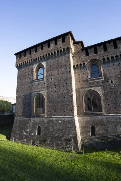 Mailand, die Burg im November — Stockfoto