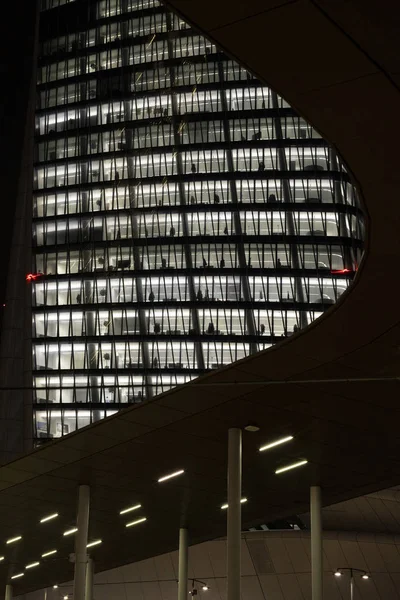 Citylife in Milan at evening — Stock Photo, Image