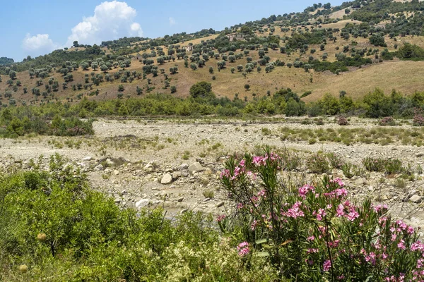 Das tal des flusses ferro, kalabrien, italien — Stockfoto