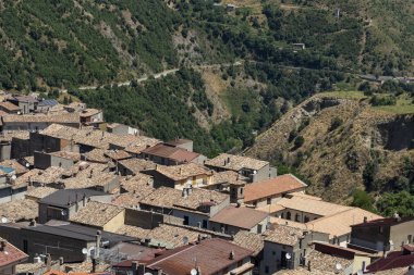 Longobucco, Sila doğal parkındaki köy, Calabria