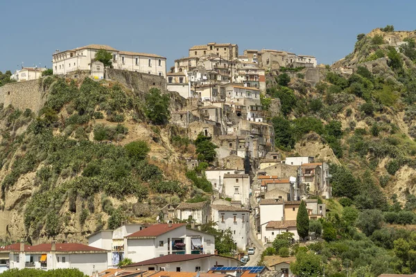 Tursi, régi falu Basilicata — Stock Fotó