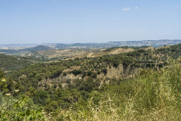 Landschaft von Tursi, altes Dorf in der Basilikata — Stockfoto