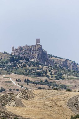 Craco, old abandoned village in Basilicata