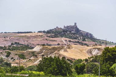 Craco, old abandoned village in Basilicata