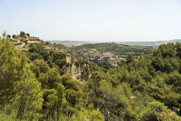 Tursi, stará vesnice v Basilicata — Stock fotografie