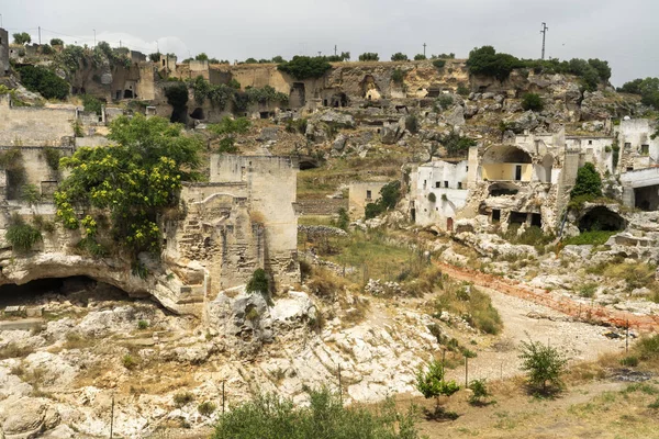 Ginosa, historische stad in Apulië — Stockfoto