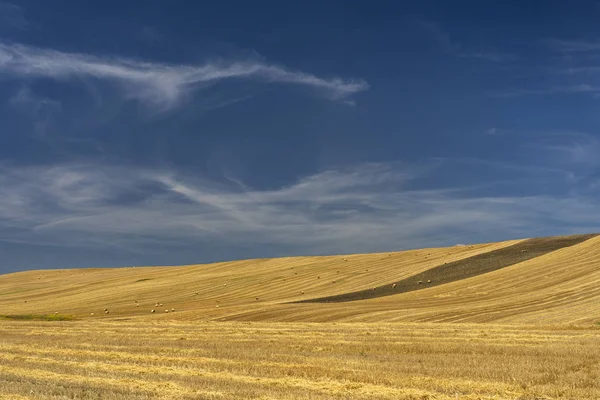 Paisagem rural em Basilicata no verão — Fotografia de Stock