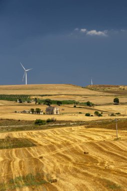 Yazın Apulia 'da kırsal alan