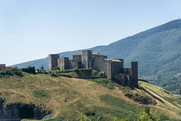 Rural landscape in Basilicata at summer. View of Melfi — Stock Photo, Image