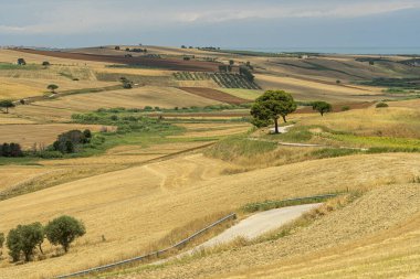 Serracapriola, Apulia, İtalya yakınlarındaki kırsal alan