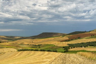 Serracapriola, Apulia, İtalya yakınlarındaki kırsal alan