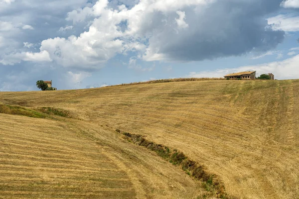 Paysage rural près de Serracapriola, Pouilles, Italie — Photo