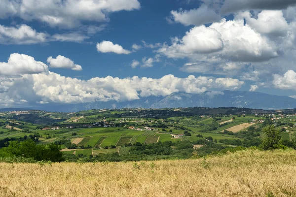Venkovská krajina poblíž Vasto, Abruzzo — Stock fotografie