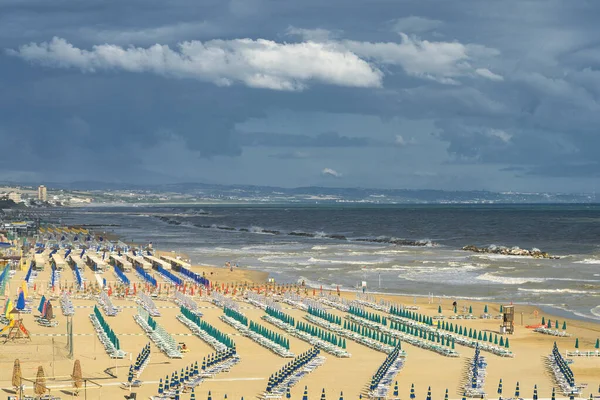 Termoli Campobasso Molise Italien Und Der Strand Sommer — Stockfoto