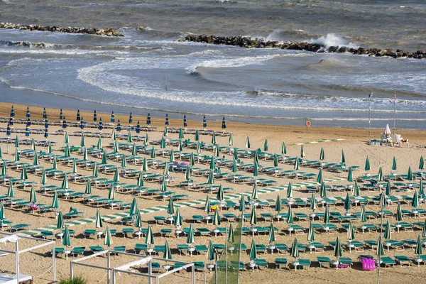 Termoli Campobasso Molise Italien Und Der Strand Sommer — Stockfoto