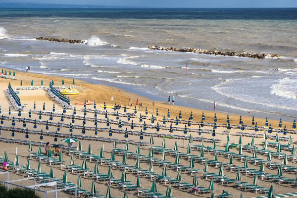 Termoli Campobasso Molise Italien Und Der Strand Sommer — Stockfoto