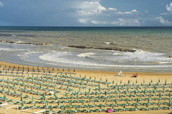 Термоли Кампобассо Молизе Италия Пляж Летом — стоковое фото