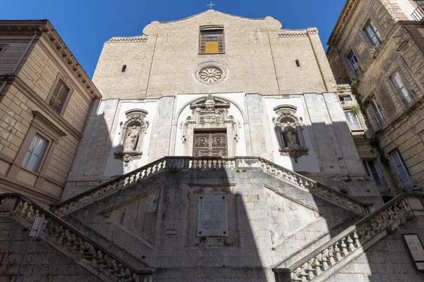 Chieti Abruzzo Italy Facade Historic Church San Francesco Corso — Zdjęcie stockowe