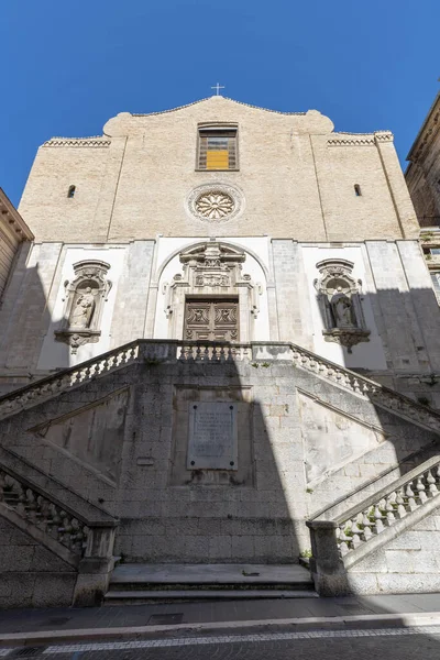 Chieti Abruzzo Italy Facade Historic Church San Francesco Corso — Stockfoto