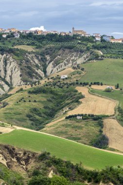 Natural Park of Atri, Teramo, Abruzzo, Italy: landscape of calanques at summer
