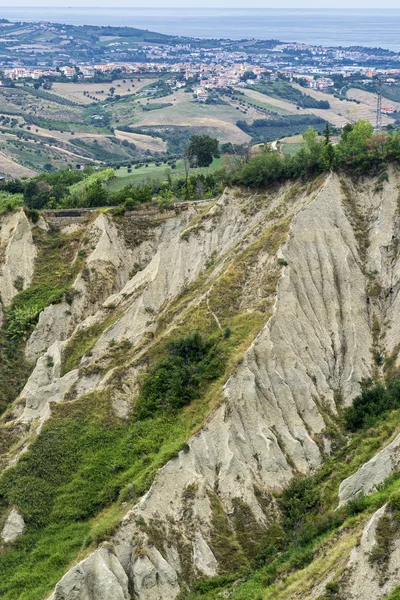 Natural Park Atri Teramo Abruzzo Italy Landscape Calanques Summer — ストック写真