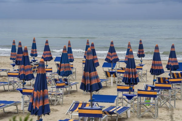 Giulianova Teramo Abruzzi Italia Playa Verano — Foto de Stock