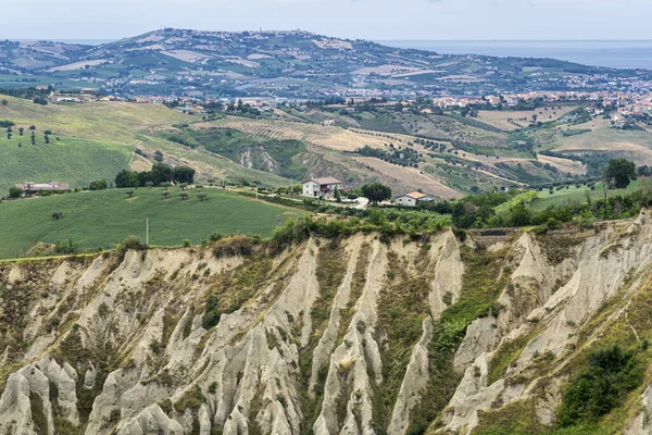 Natural Park Atri Teramo Abruzzo Italy Landscape Calanques Summer — Stock Fotó