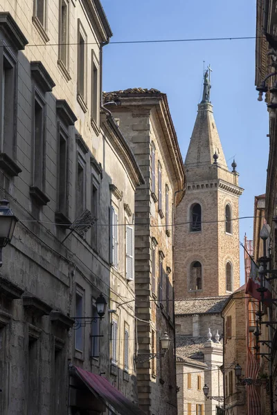 Ripatransone Ascoli Piceno Marches Italy Typical Street Historic Town Morning — Stock fotografie