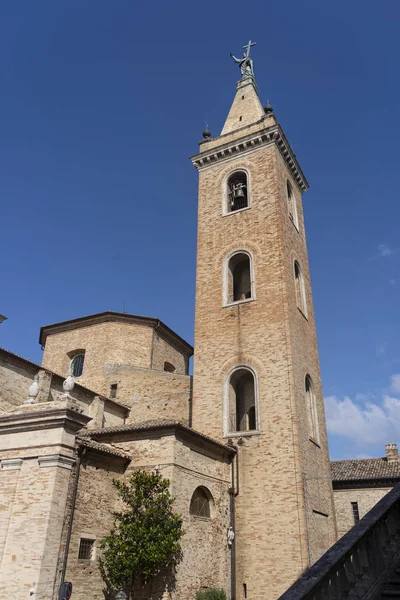 Ripatransone Ascoli Piceno Marches Italy Typical Street Historic Town Morning — Stockfoto