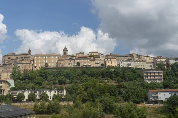 Montefiore Dell Aso Comune Medievale Nella Provincia Ascoli Piceno Marche — Foto Stock