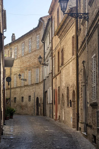 Montefiore Dell Aso Medieval Town Ascoli Piceno Province Marches Italy — Stock Photo, Image