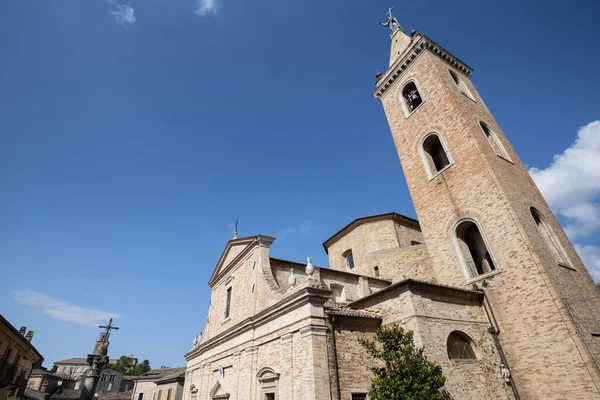 Ripatransone Ascoli Piceno Marches Itália Rua Típica Cidade Histórica Pela — Fotografia de Stock