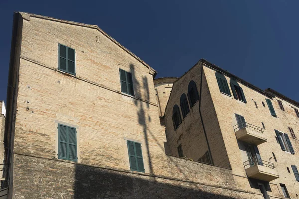 Macerata Marches Italy Street Historic City Walls — Stockfoto