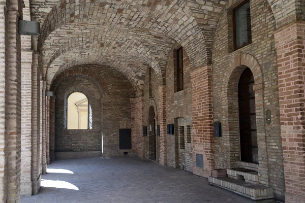 Treia Macerata Marches Italia Una Calle Ciudad Histórica —  Fotos de Stock