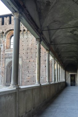 Milan, Lombardy, İtalya: Castello Sforzesco olarak bilinen kale
