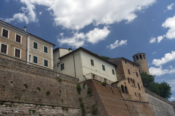 Cerreto Esi Ancona Marken Italien Blick Auf Historische Gebäude — Stockfoto