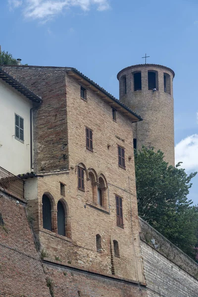Cerreto Esi Ancona Marches Italy View Historic Buildings — Stock Photo, Image