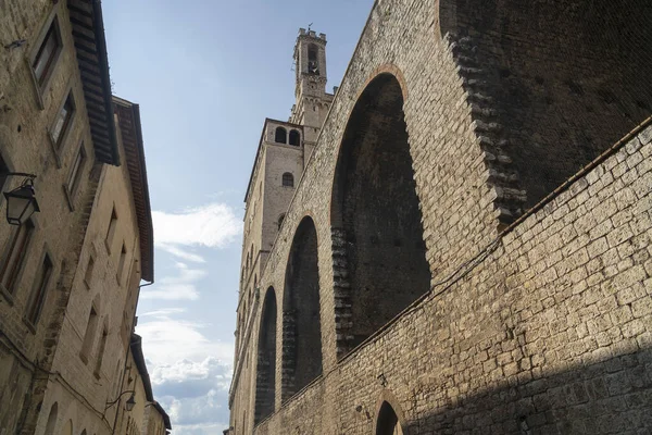 Gubbio Perugia Umbria Italia Edifici Storici Della Città Medievale — Foto Stock